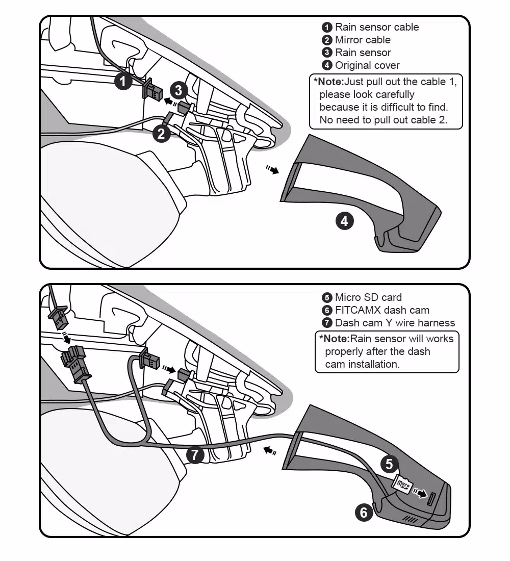 4K FiTCAMX DVR kamera, kifejezetten VW T-ROC 2017-2024 modellekhez tervezték - Image 5