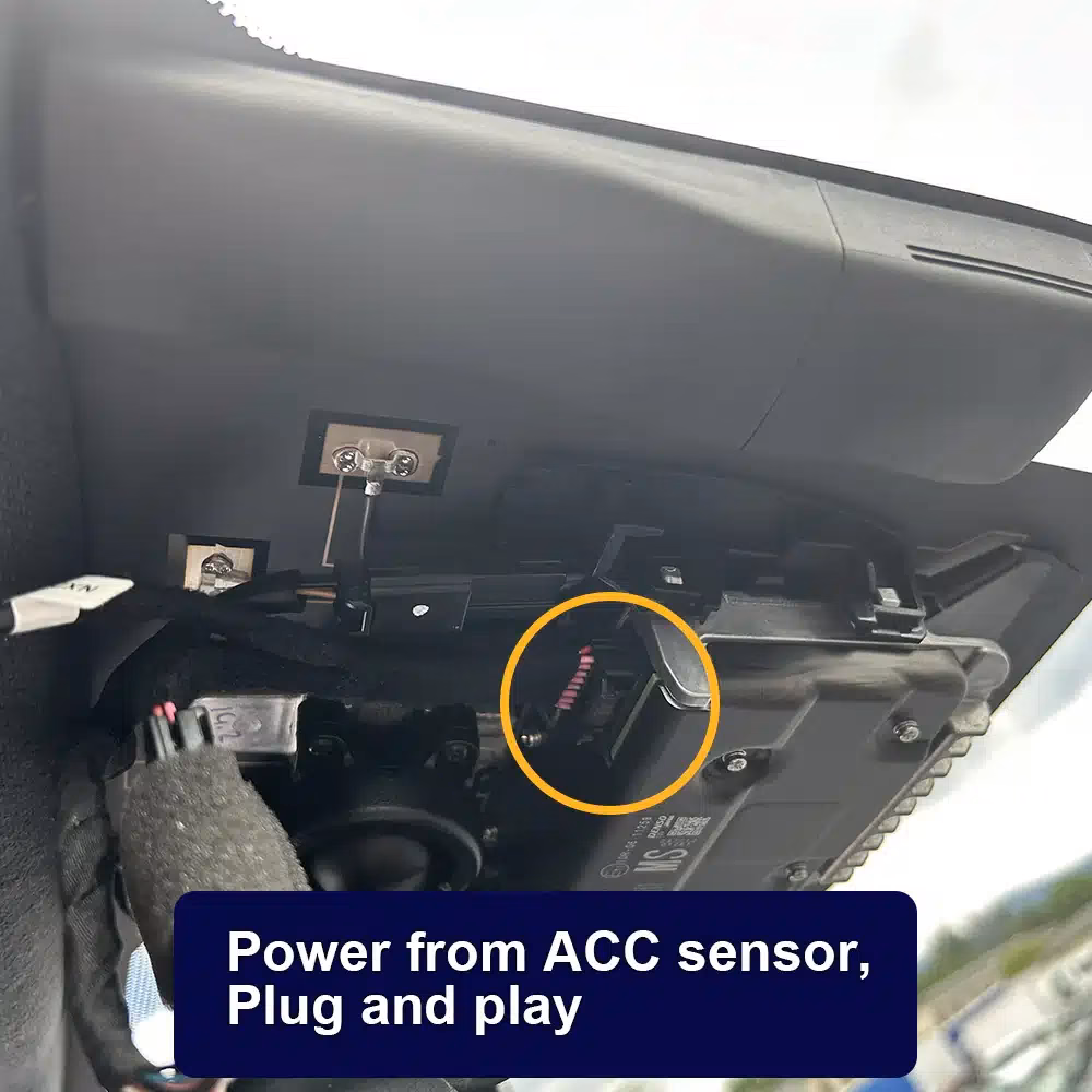 FiTCAMX 2K elülső-hátsó DVR kamera, kifejezetten Toyota C-HR 2024+ modellekhez - Image 4