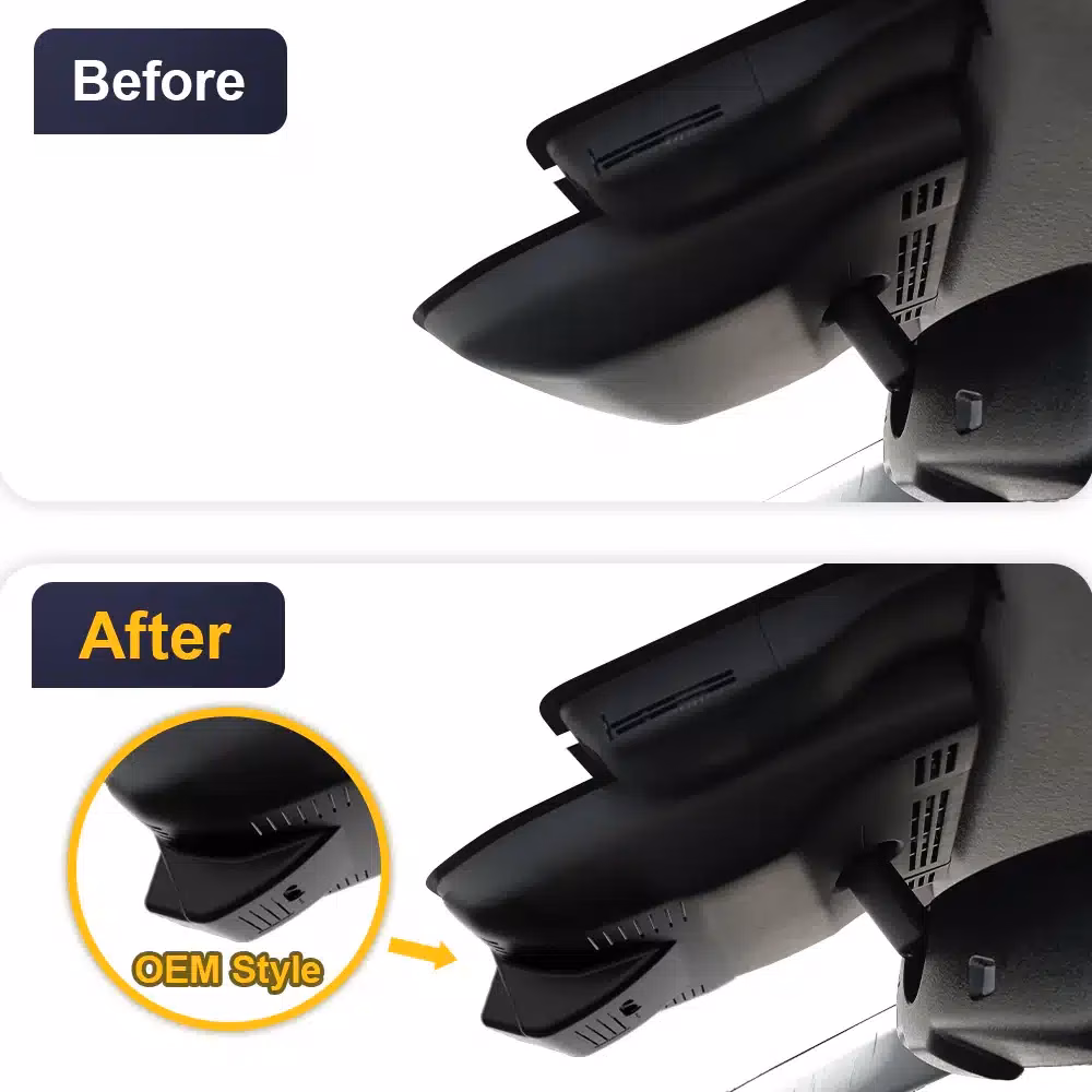 FiTCAMX 2K elülső-hátsó DVR kamera, kifejezetten Toyota C-HR 2024+ modellekhez - Image 7