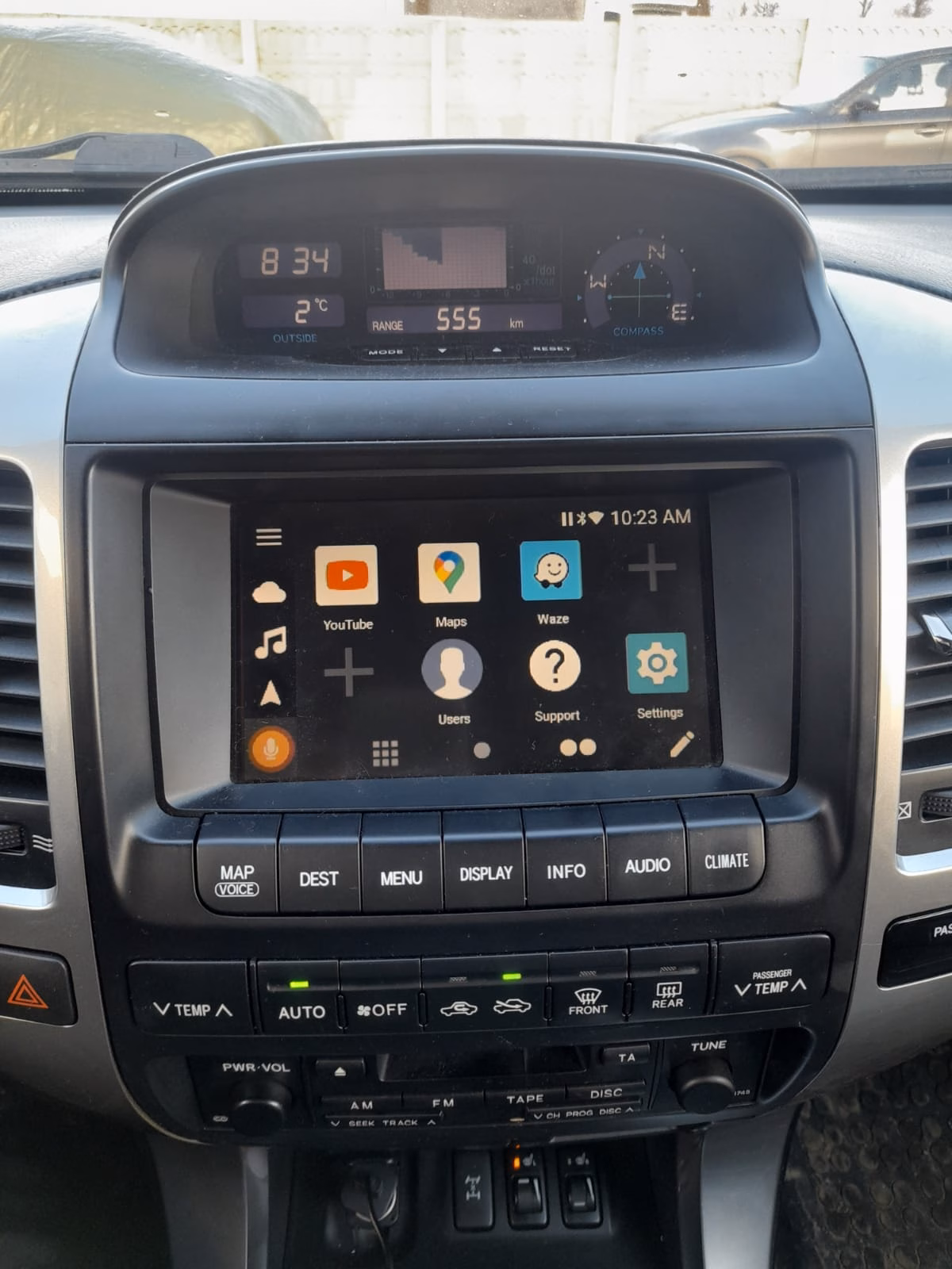 Vezeték nélküli Carplay és vezeték nélküli Android Auto integráció Toyota Land Cruiser J120 2004-2008 és Lexus RX 300/350/400h 2004-2008 számára - Image 5
