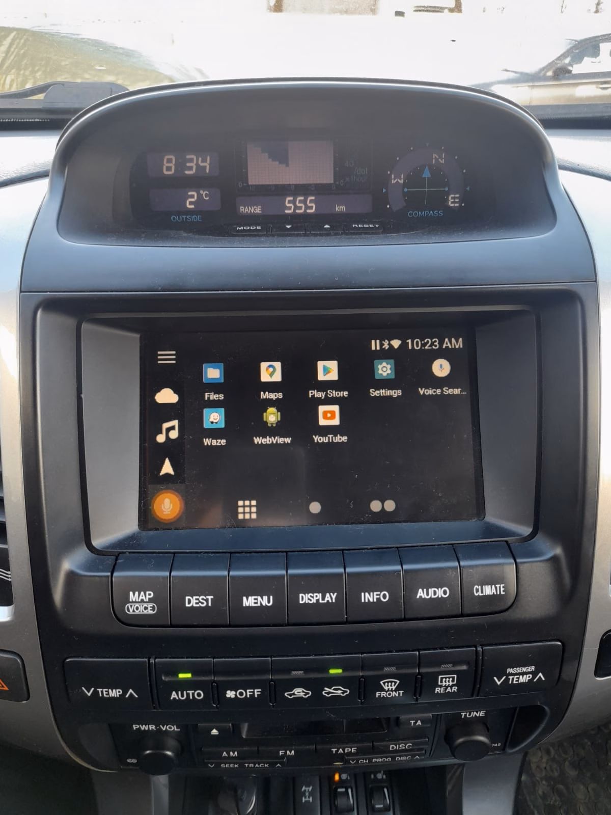 Vezeték nélküli Carplay és vezeték nélküli Android Auto integráció Toyota Land Cruiser J120 2004-2008 és Lexus RX 300/350/400h 2004-2008 számára - Image 6