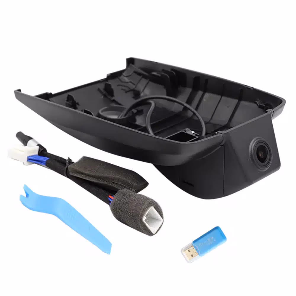 FiTCAMX elöl-hátul DVR kamera, kifejezetten a Toyota RAV4 2019–2025 A modellhez (nincs szellőzőnyílás a borításon)