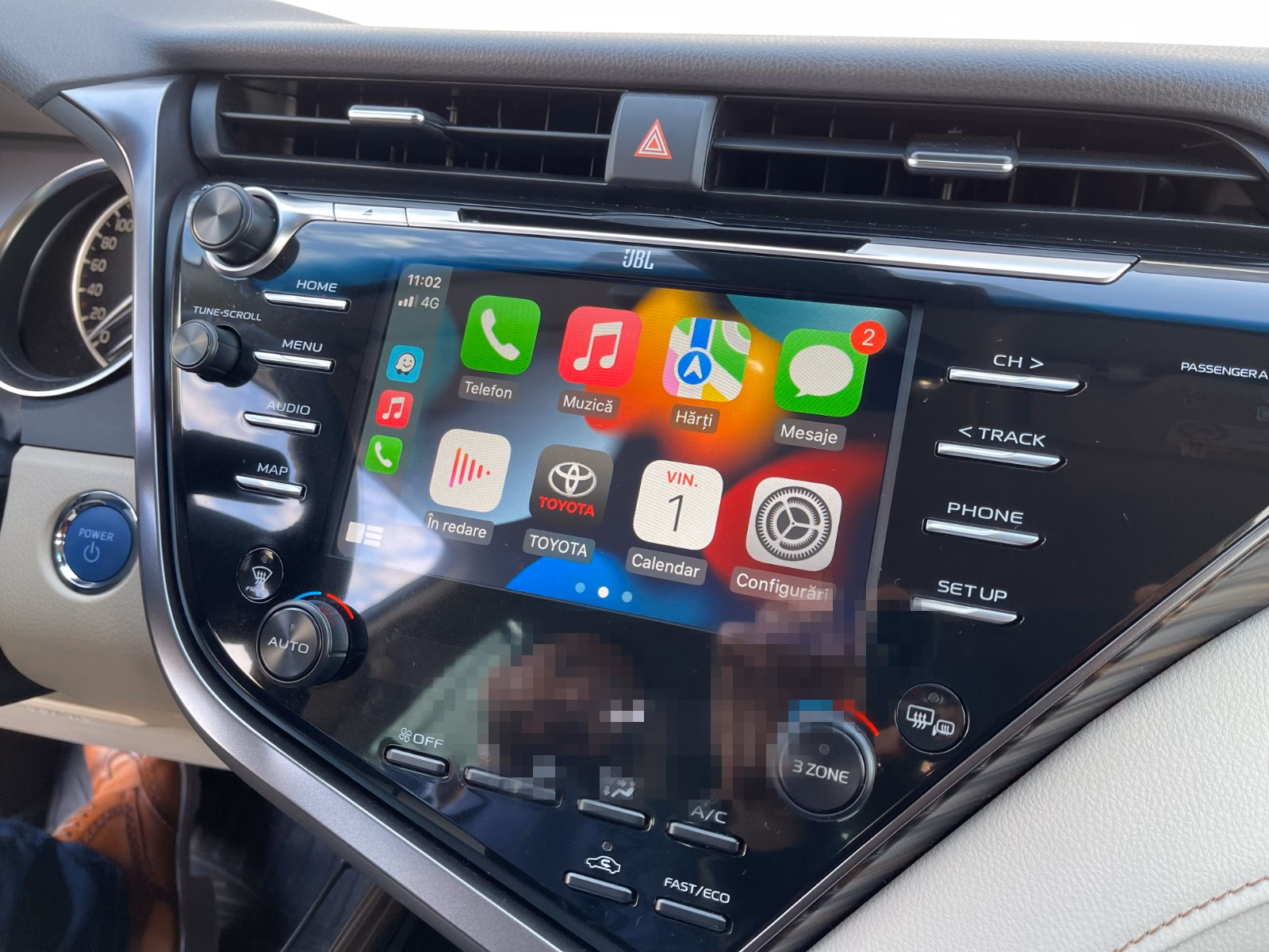 CarPlay és Android Auto Toyota Camry 2018–2020-hoz